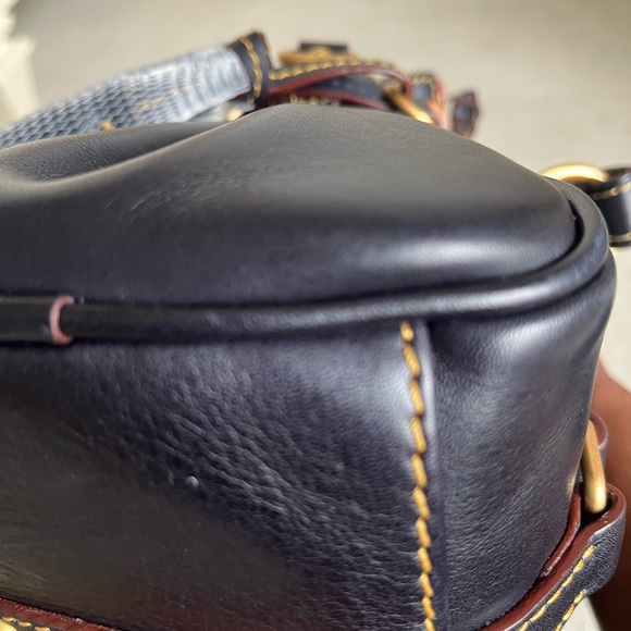 Dooney & Bourke Navy Florentine Micro Satchel - Picture 10 of 10